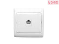 ANCO Olympic telefonaljzat (1x RJ45) kerettel, fehér, IP20
