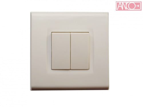 ANCO Evian szériakapcsoló kerettel, fehér, IP20