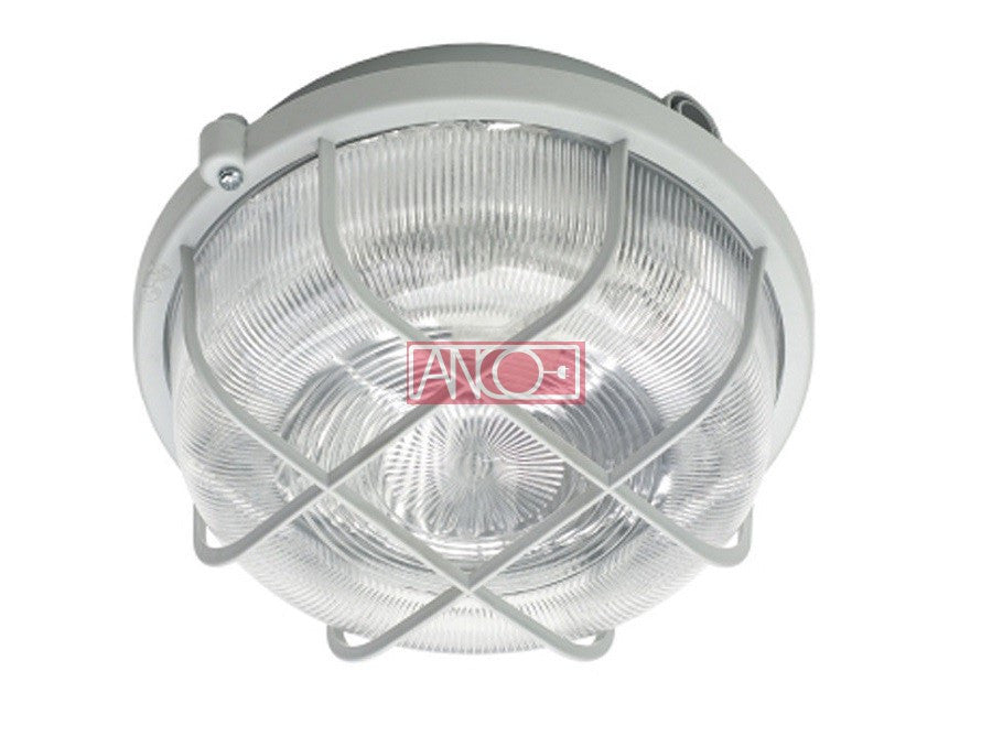 ANCO kerek műanyag lámpa – E27, max. 100 W, IP44, fehér