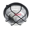 ANCO kerek műanyag lámpa – E27, max. 100 W, IP44, fekete