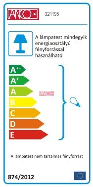 ANCO LUNA félig fedett mennyezeti lámpa – E27, max. 75 W, IP44, kristály