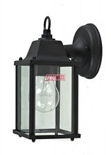 ANCO Balaton outdoor wall lamp – E27, max. 60 W, IP23, downward-facing, black