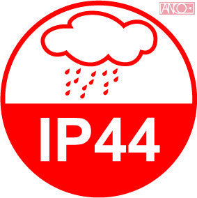 ANCO Junior kétpólusú kapcsoló, falon kívüli, IP44, fehér