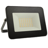 ANCO Rapid LED floodlight with cable gland – 30 W, 2700 lm, 4000 K, IP65, black