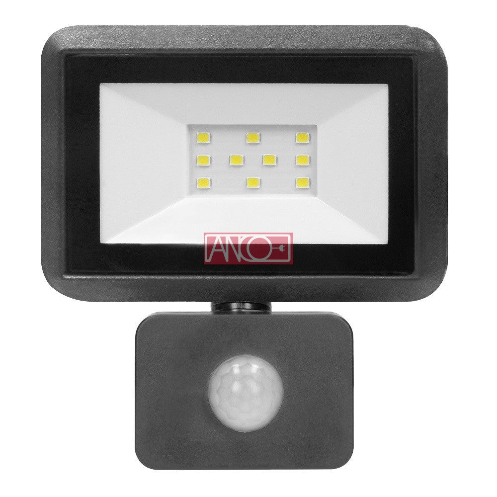 ANCO LED reflektor mozgásérzékelővel – 10 W, 800 lm, 4000 K, IP44