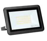 ANCO LED floodlight with connection box – 30 W, 2400 lm, 4000 K, IP65, anthracite