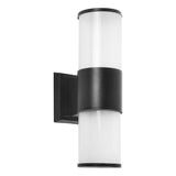 ANCO Außenwandleuchte, 2 x E27, max. 2 x 15 W, IP54, schwarz