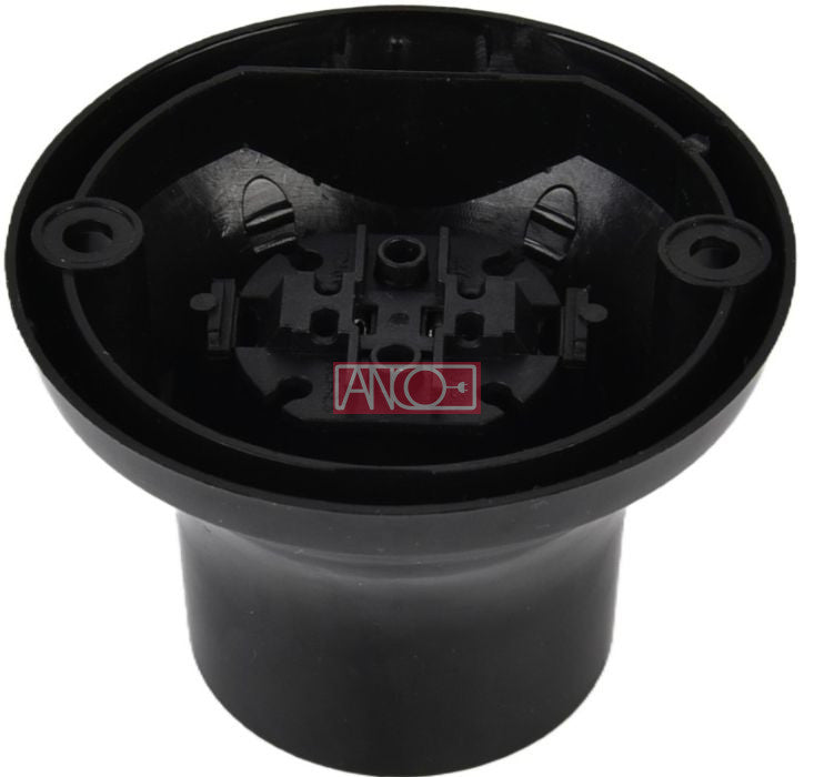 ANCO oldalfali/mennyezeti talpas foglalat, E27, 60 W, fekete