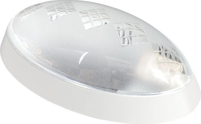 ANCO wall light, plastic, E27, max. 60 W, IP20, white