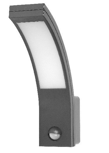 ANCO kültéri LED lámpa mozgásérzékelővel – 10 W, 800 lm, 4000 K, IP54, antracit