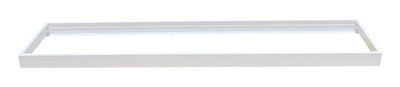 ANCO LED panel surface-mounting frame 120 x 30 cm, snap-fit, white