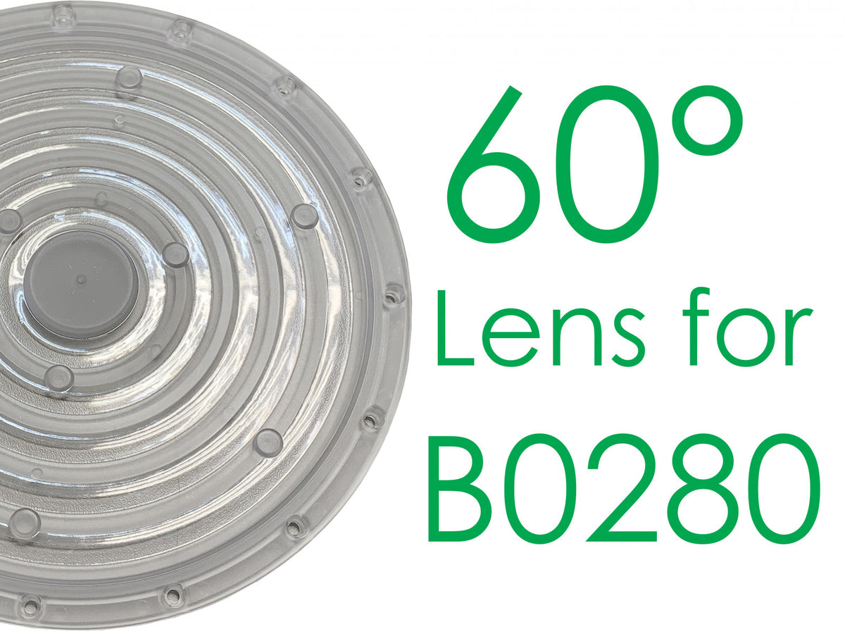 T6227/A0 60° lencse B0280 LED csarnokvilágítóhoz