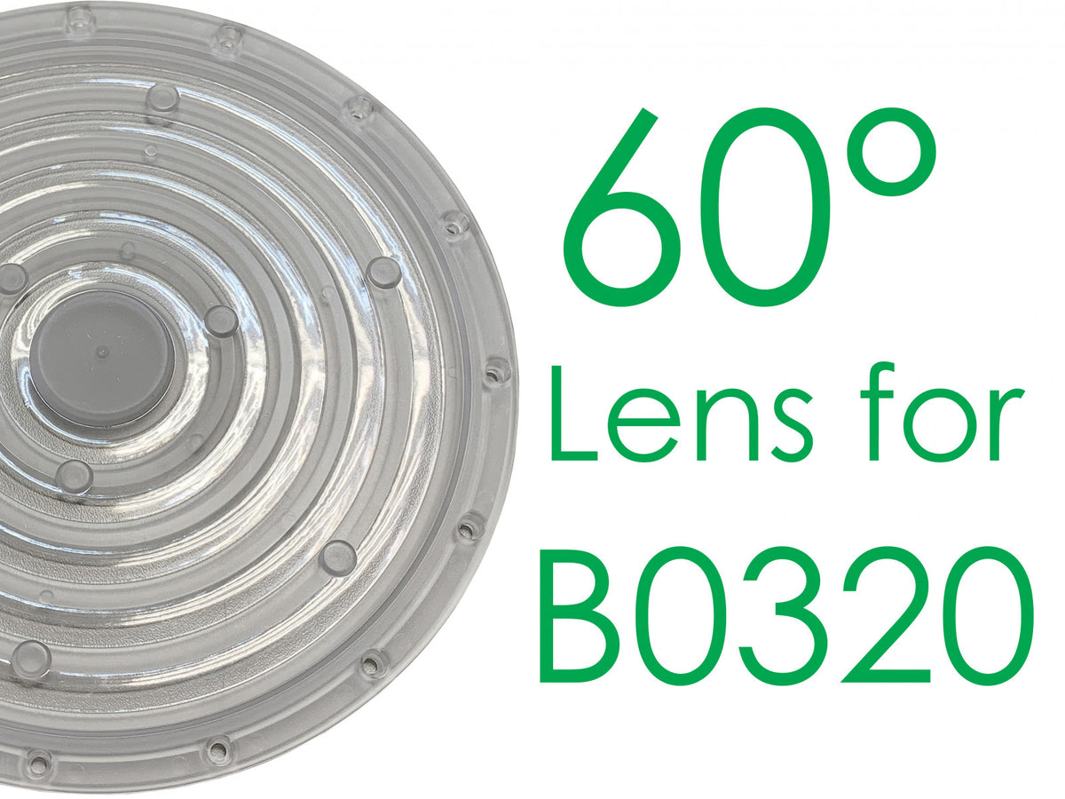 T6228/A0 60° lencse B0320 LED csarnokvilágítóhoz