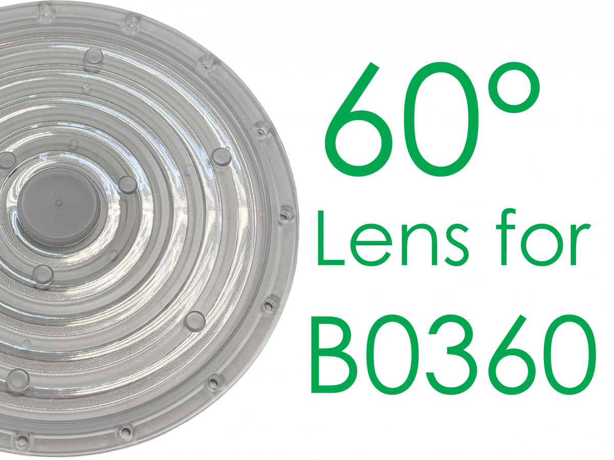 T6229/A0 60° lencse B0360 LED csarnokvilágítóhoz