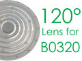 T6469/A0 120° lencse B0320 LED csarnokvilágítóhoz