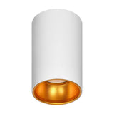 ANCO GU10 surface-mounted ceiling light, aluminium, IP20, white-gold