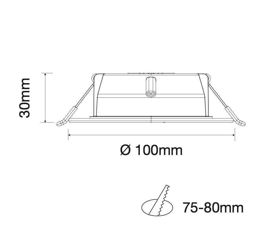OSRAM LP DL D75 6W 840 RD LED mélysugárzó – 6 W, 750 lm, 4000 K