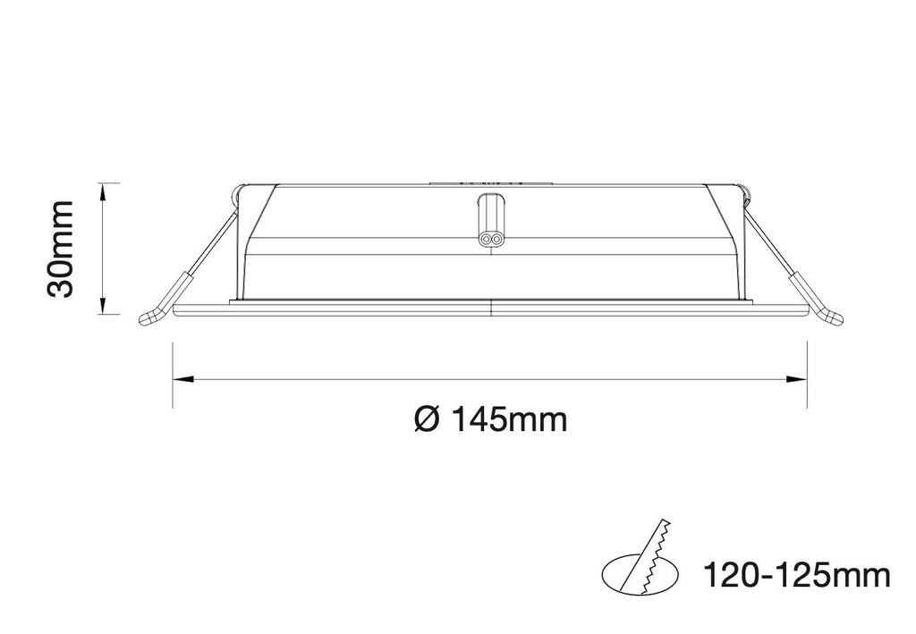 OSRAM LP DL D120 11.5W 865 RD LED mélysugárzó – 11,5 W, 1580 lm, 6500 K
