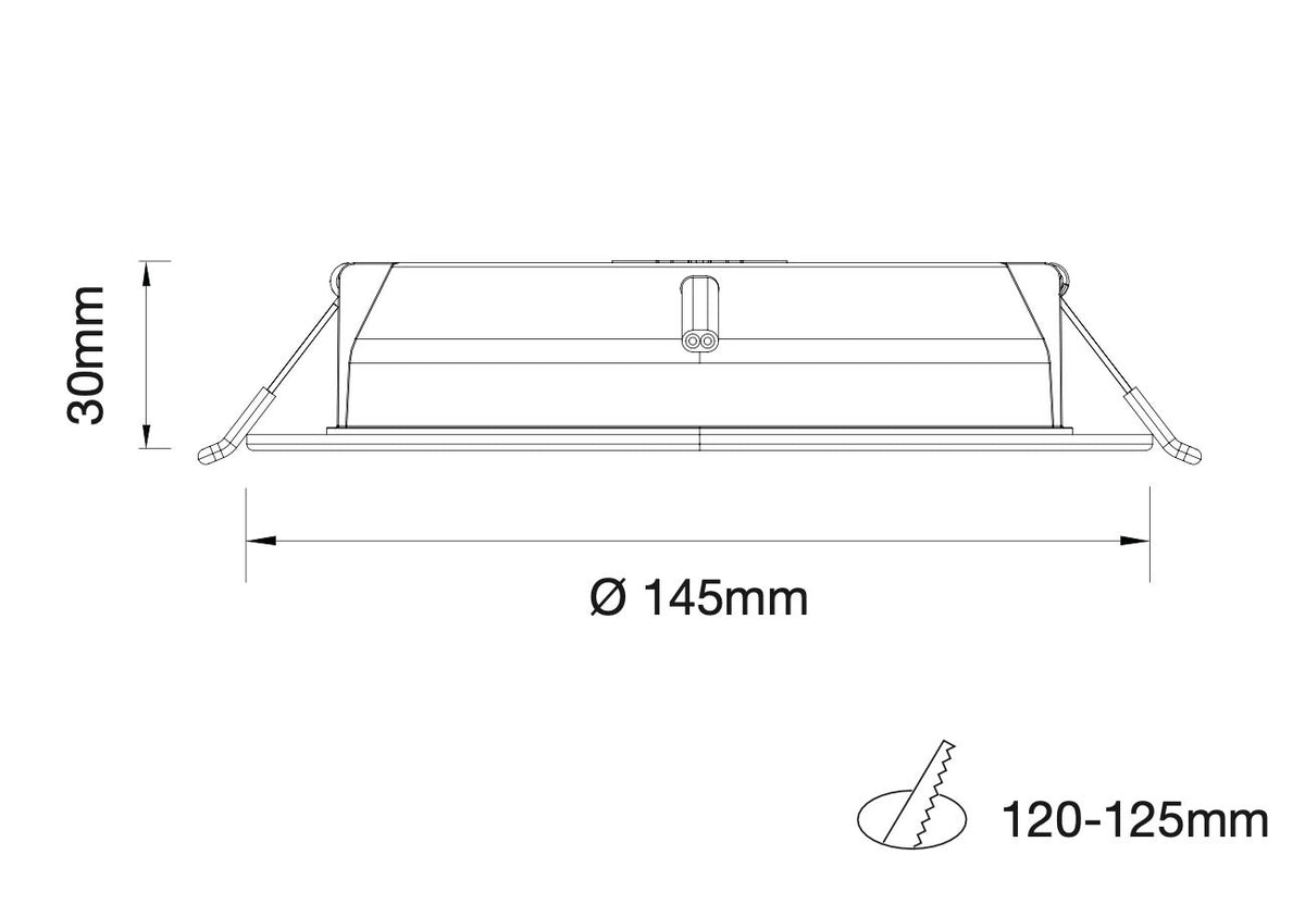 OSRAM LP DL D120 11.5W 865 RD LED mélysugárzó – 11,5 W, 1580 lm, 6500 K