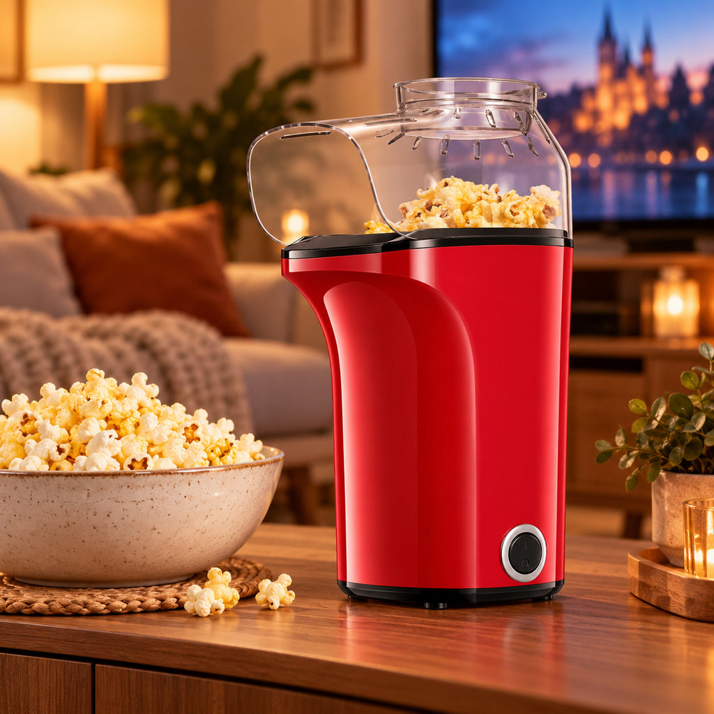 AICOOK popcorn maker ready for movie night