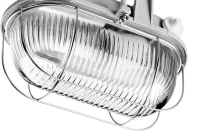 ANCO replacement cover for oval bulkhead light, 60 W, crystal