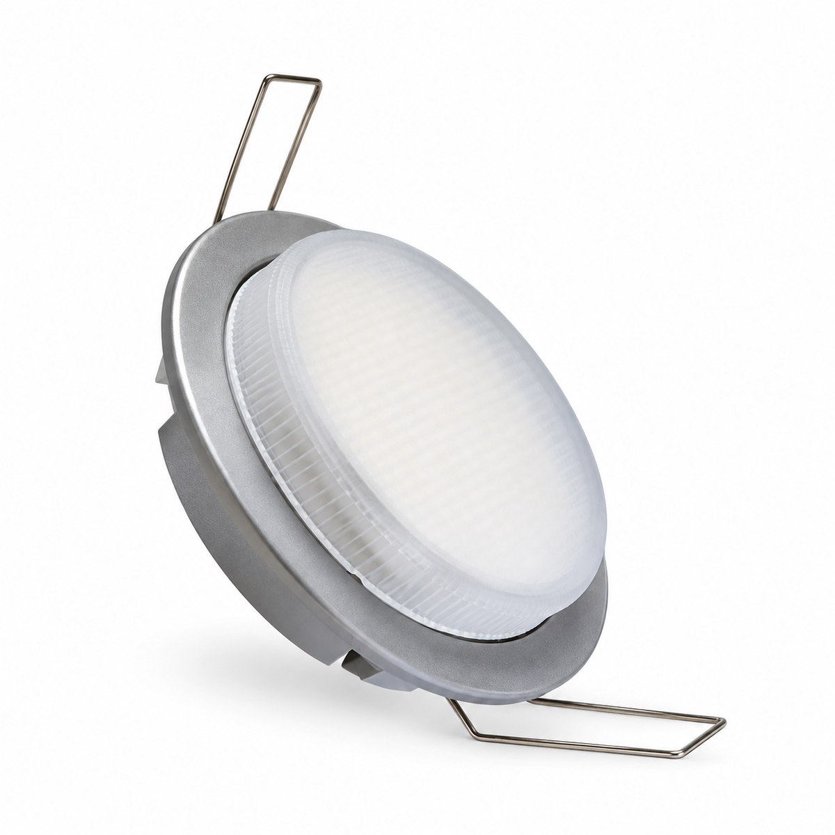 DL-GX53-1x recessed downlight – GX53, max. 13 W, silver-grey