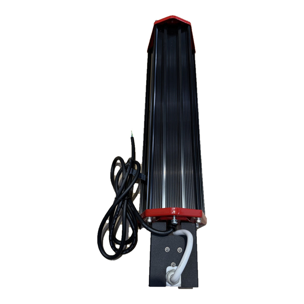 DF-61006 LED csarnokvilágító – hűtőborda oldal, tápkábel és érzékelőtartó