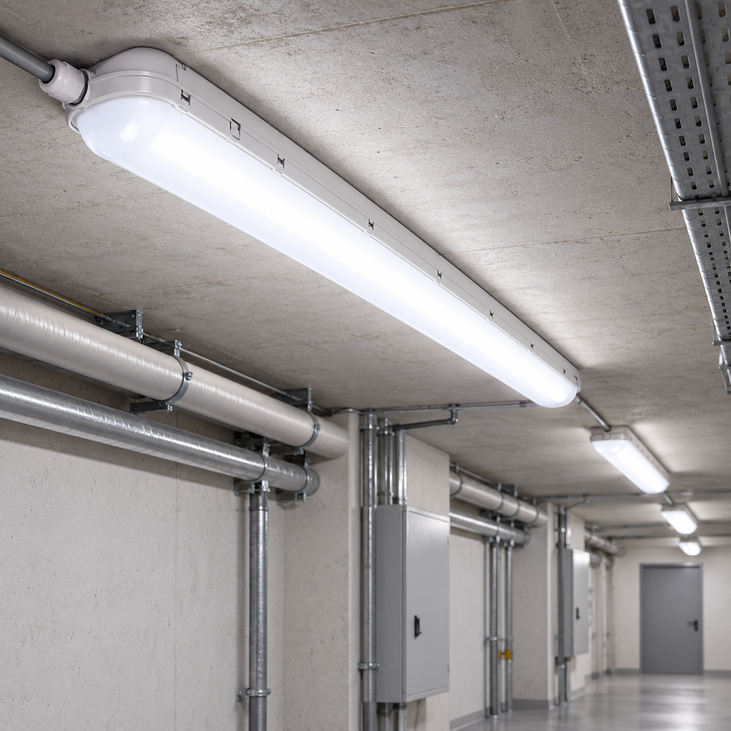FL7560N-A por- és páramentes LED lámpatest – 56 W, 7300 lm, 4000 K, IP65