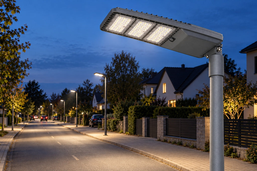 Landlite 12OT840 road lighting with vertical mounting