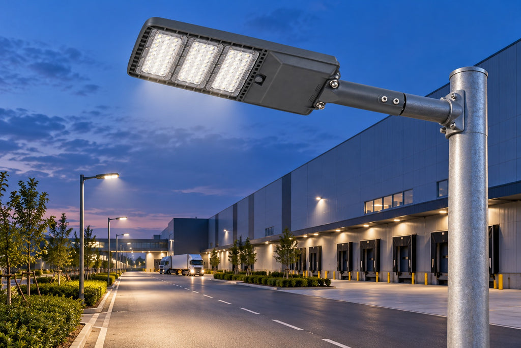Landlite 12OT840 lighting an industrial site – application example