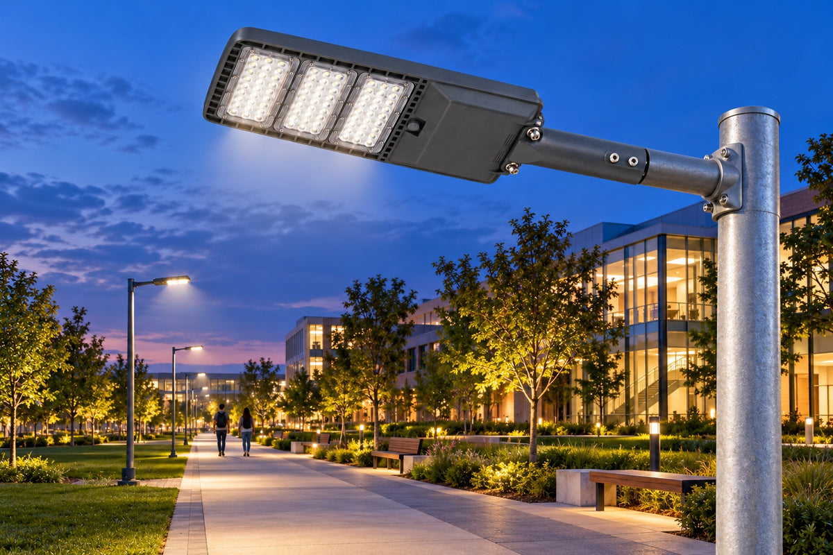 Landlite 12OT840 LED street lighting on a campus – application example