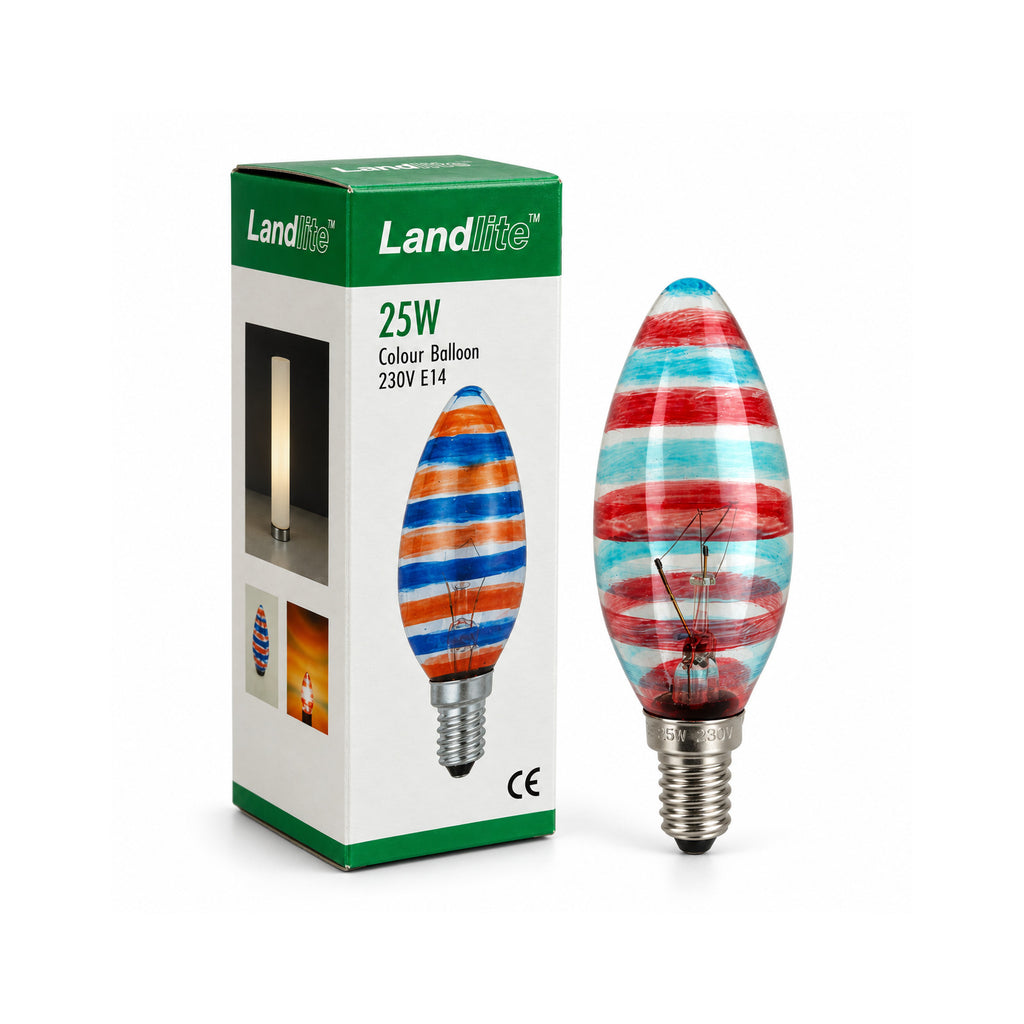 LANDLITE Mini Tube decorative table lamp set, 3 pcs, E14, max. 3 × 40 W