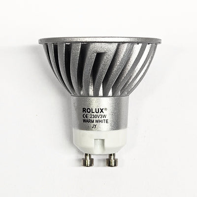 LANDLITE LED spot bulb GU10, 3 W, 2700 K warm white – LED-GU10-3W