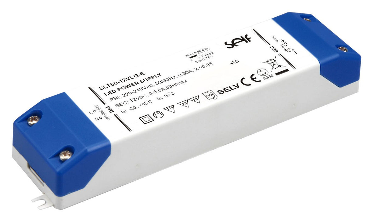 LANDLITE SLT60-12VLG-E LED tápegység, 60W, 12V