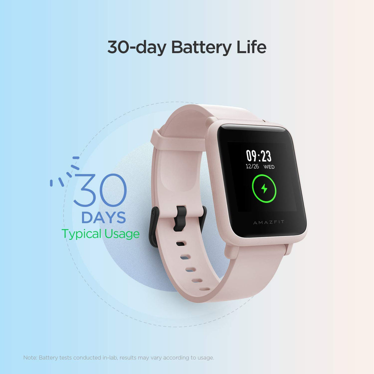 Amazfit Bip S Lite okosóra – Sakura Pink – akár 30 napos üzemidő
