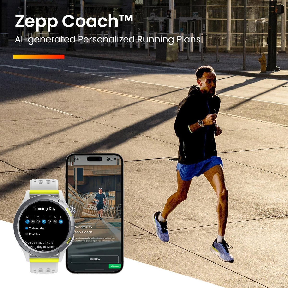 Amazfit Cheetah Round okosóra – Speedster Grey – Zepp Coach AI futóedző