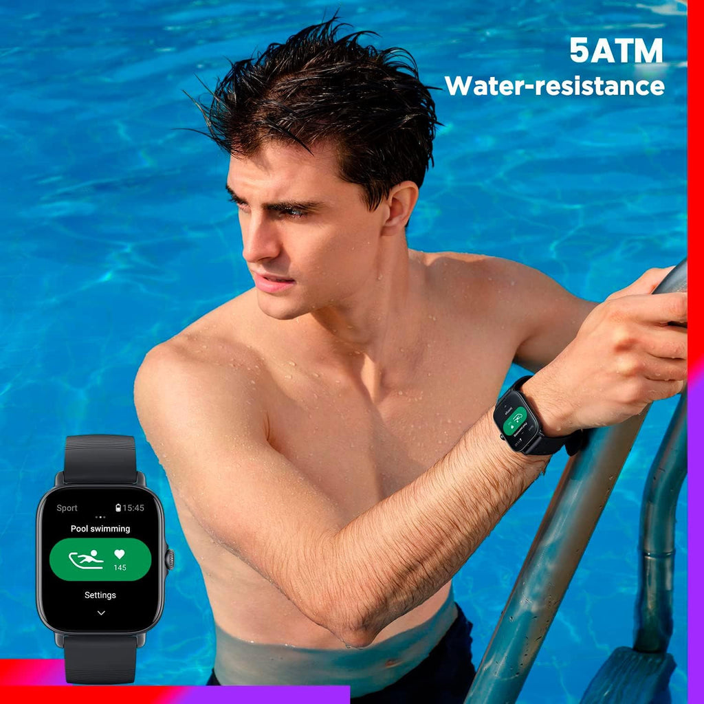 Használt Amazfit GTS 3 okosóra – Graphite Black – 5 ATM vízállóság (illusztráció)