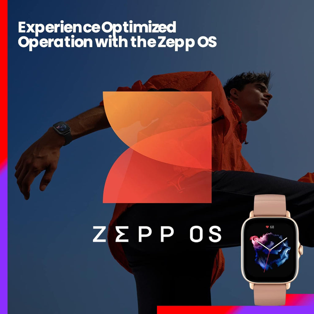 Használt Amazfit GTS 3 okosóra – Graphite Black – Zepp OS (illusztráció)