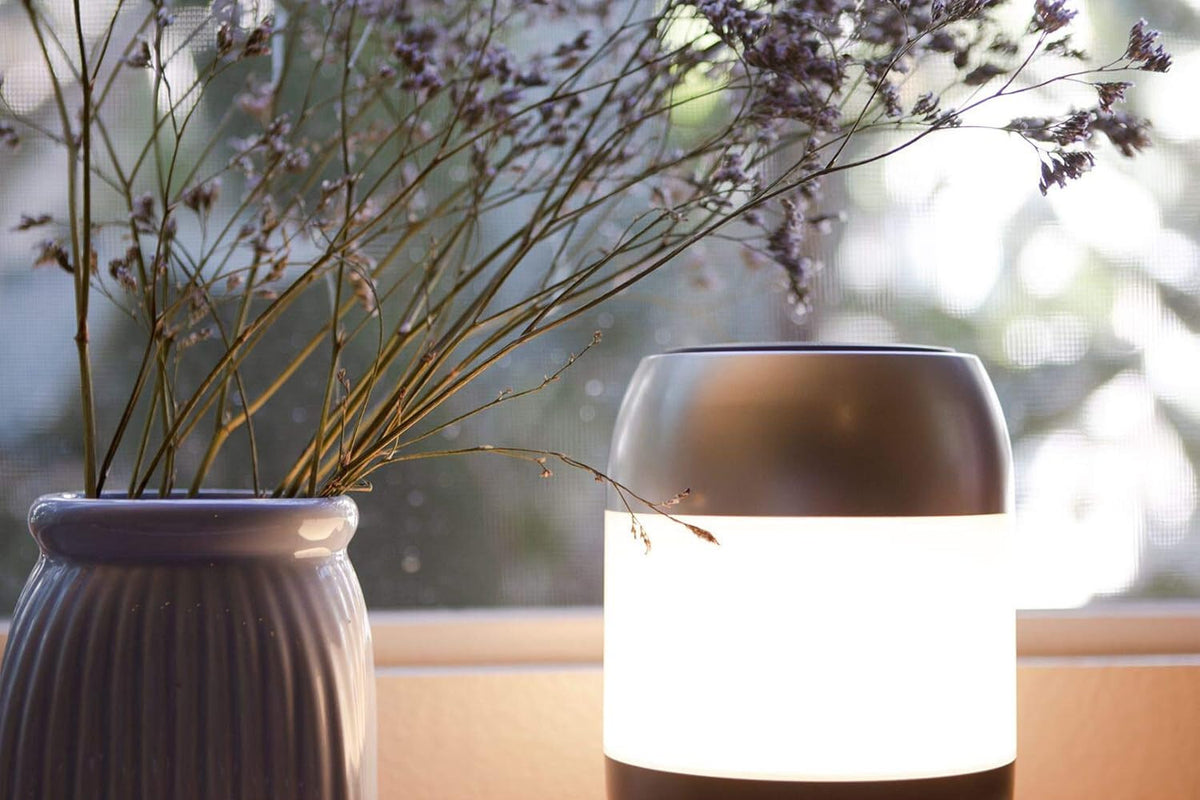 UVL-2020 illuminated mood light on a table